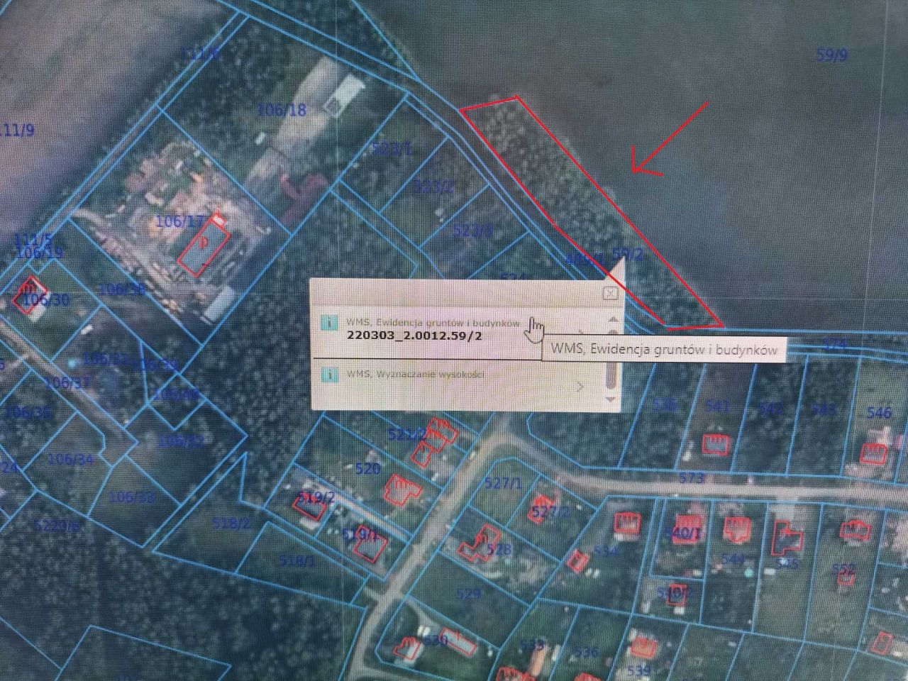 Działka leśna Dąbki