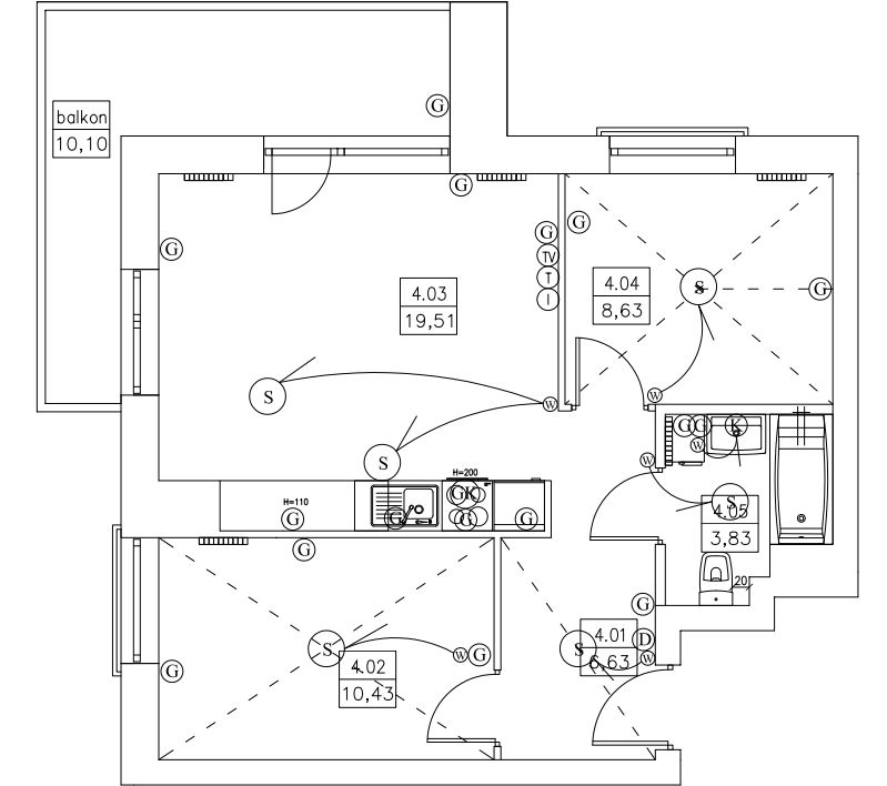 Mieszkanie 3-pokojowe Reda Centrum, ul. Morska. Zdjęcie 14