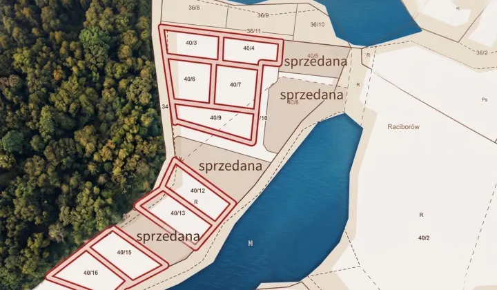 Działka budowlana Kiełpino