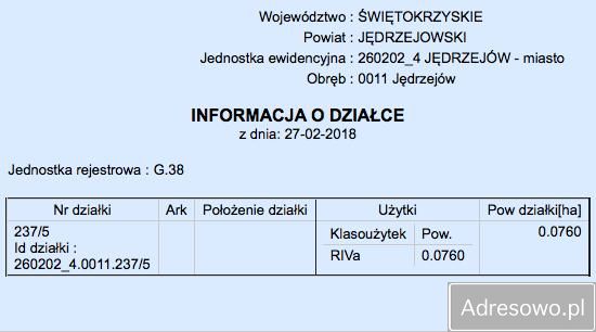 Działka budowlana Jędrzejów, ul. Górna. Zdjęcie 2