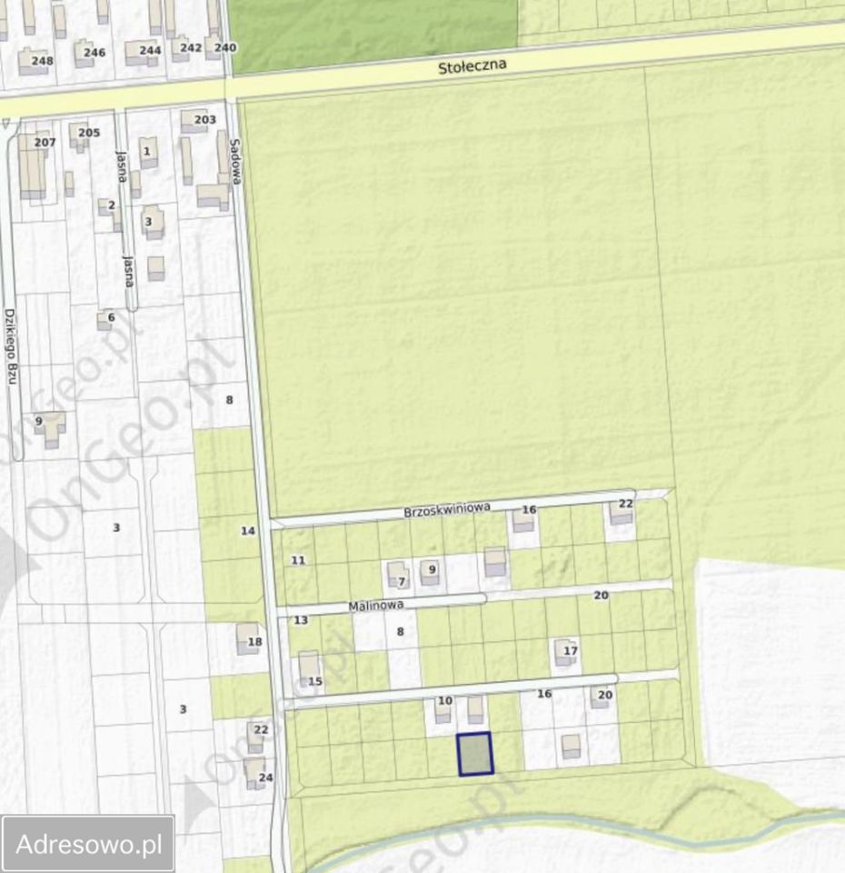 Działka budowlana Zaborówek, ul. Morelowa. Zdjęcie 2