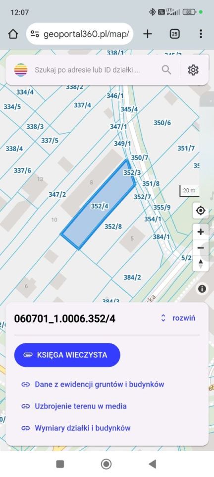 Działka budowlana Kraśnik Centrum, ul. Willowa. Zdjęcie 5