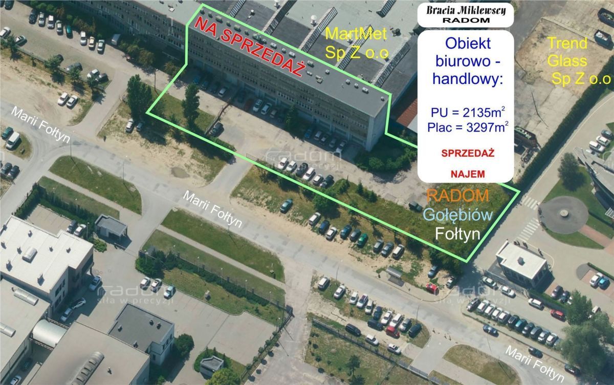 Biuro Radom Gołębiów, ul. Marii Fołtyn. Zdjęcie 3