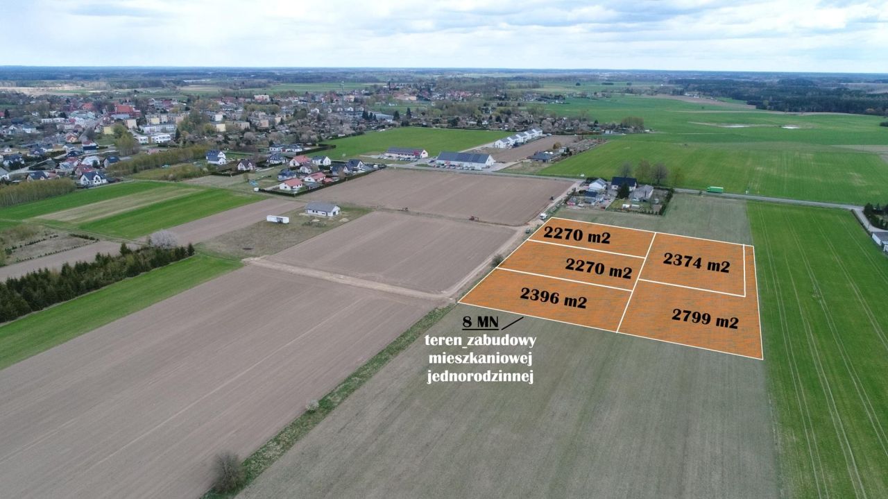 Działka budowlana Przechlewo, ul. Chabrowa. Zdjęcie 3