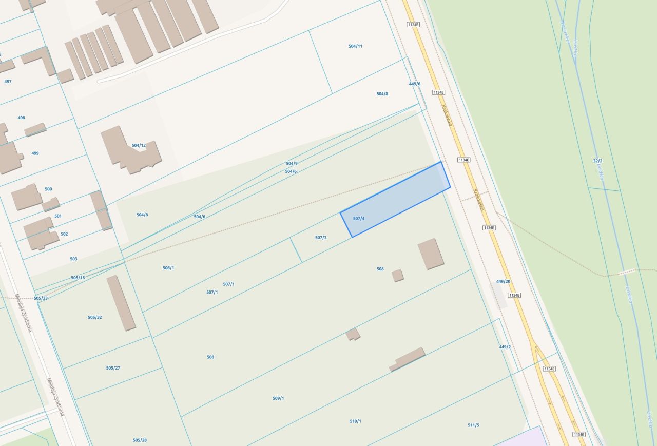 Działka budowlana Łódź Polesie, ul. Krakowska. Zdjęcie 2