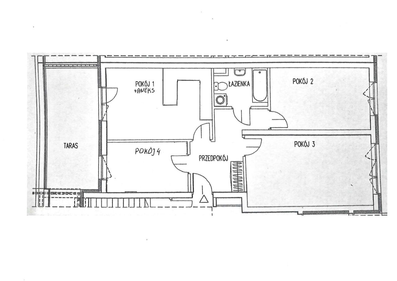 Mieszkanie 4-pokojowe Wrocław Stabłowice. Zdjęcie 8