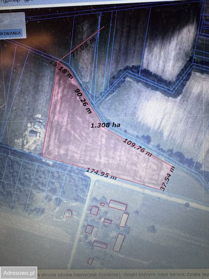 Działka rolno-budowlana Czarna Wieś. Zdjęcie 2