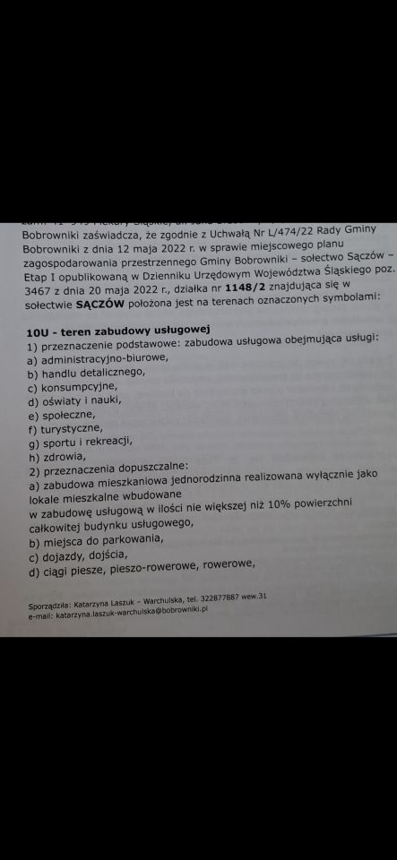 Działka inwestycyjna Sączów Podtąpkowice. Zdjęcie 2