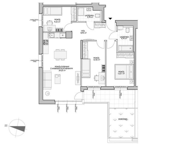 Mieszkanie 4-pokojowe Warszawa Włochy, ul. Potrzebna. Zdjęcie 1