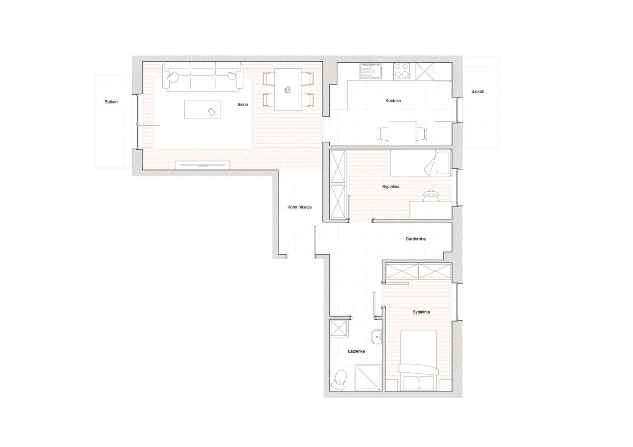 Mieszkanie 3-pokojowe Wejherowo. Zdjęcie 7