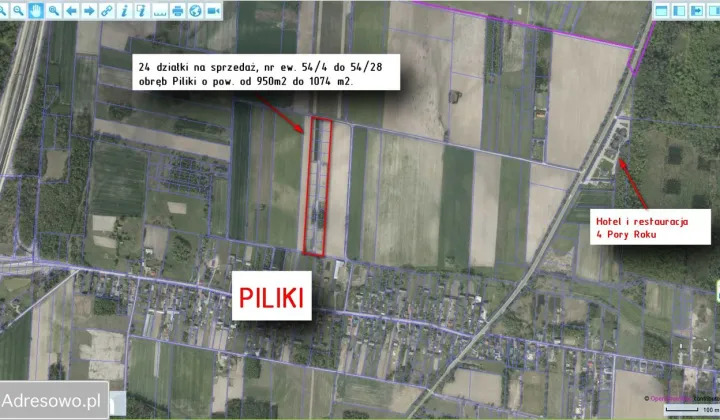 Działka budowlana Piliki