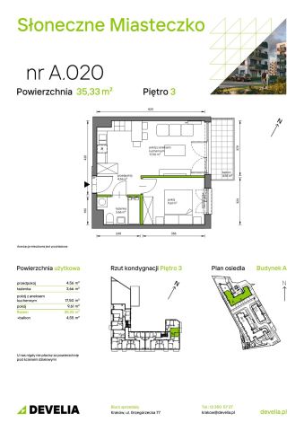 Mieszkanie 2-pokojowe Kraków Bieżanów, ul. Henryka i Karola Czeczów. Zdjęcie 7