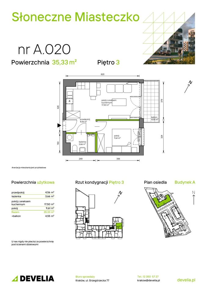 Mieszkanie 2-pokojowe Kraków Bieżanów, ul. Henryka i Karola Czeczów. Zdjęcie 7