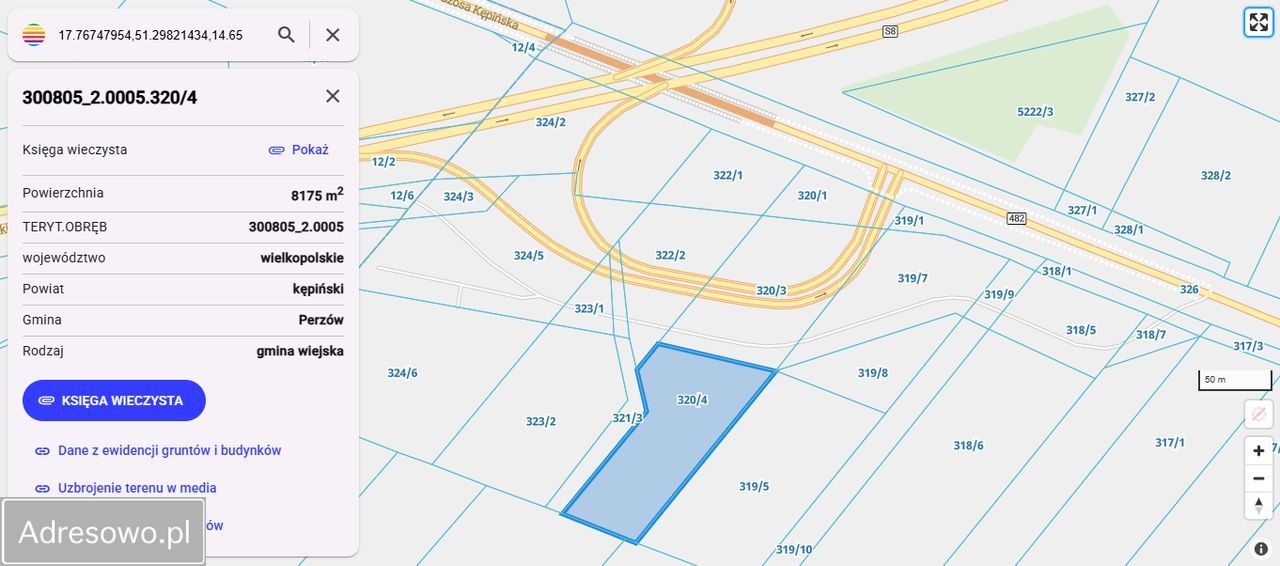 Działka inwestycyjna Słupia pod Bralinem. Zdjęcie 5