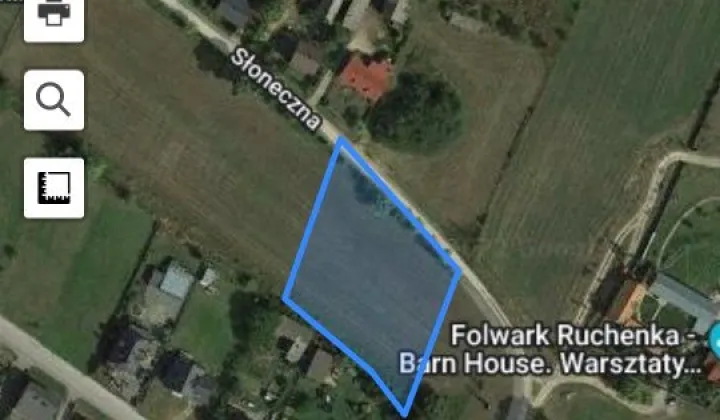 Działka rolna Ruchna