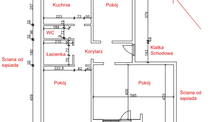 Mieszkanie 4-pokojowe Szczebrzeszyn, ul. Zielona
