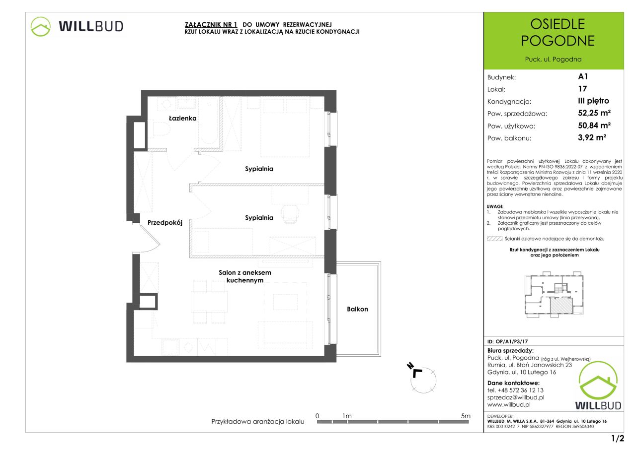 Mieszkanie 3-pokojowe Puck, ul. Pogodna. Zdjęcie 9