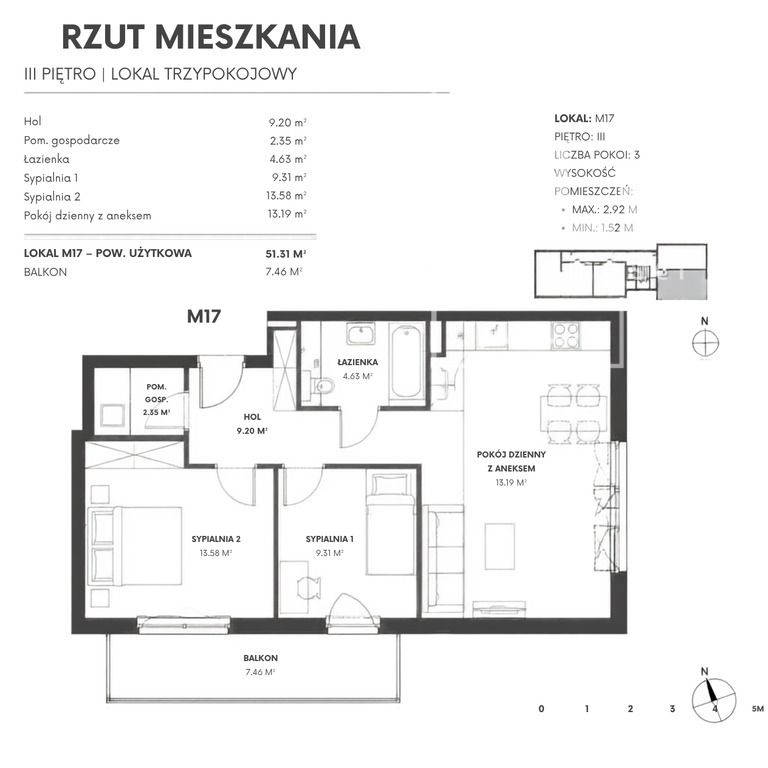 Mieszkanie 3-pokojowe Łódź Widzew. Zdjęcie 7