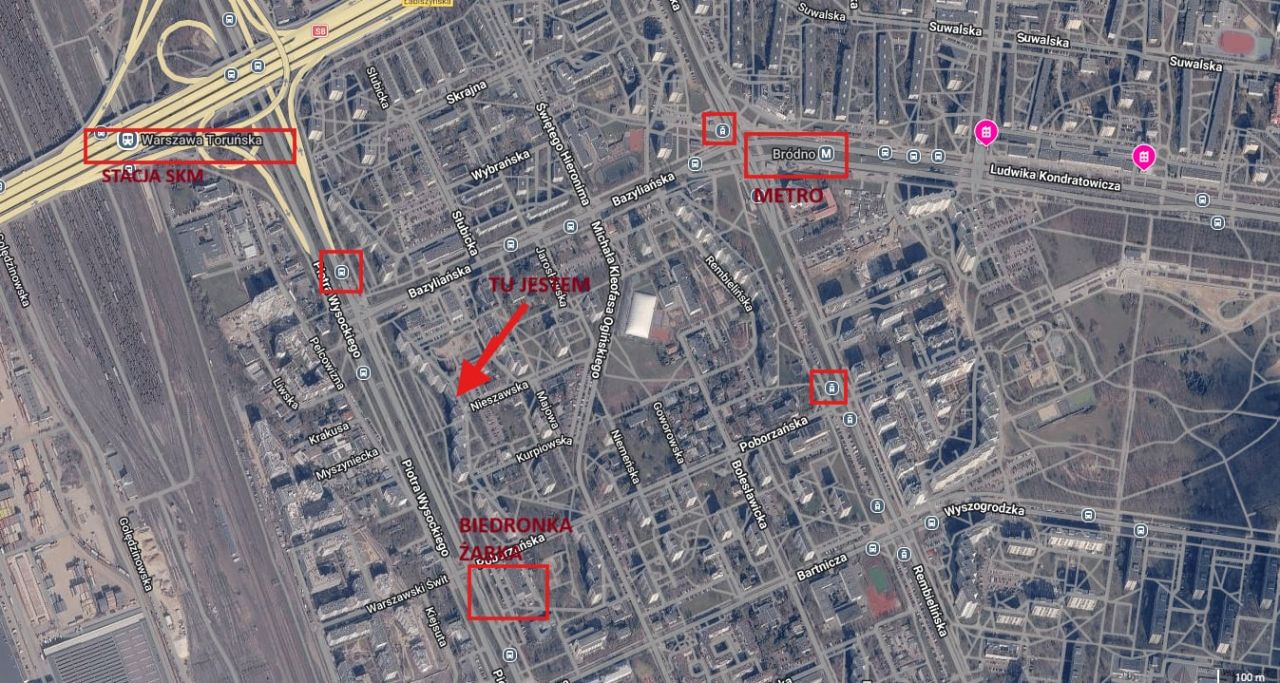 Mieszkanie 3-pokojowe Warszawa Bródno, ul. Piotra Wysockiego. Zdjęcie 9