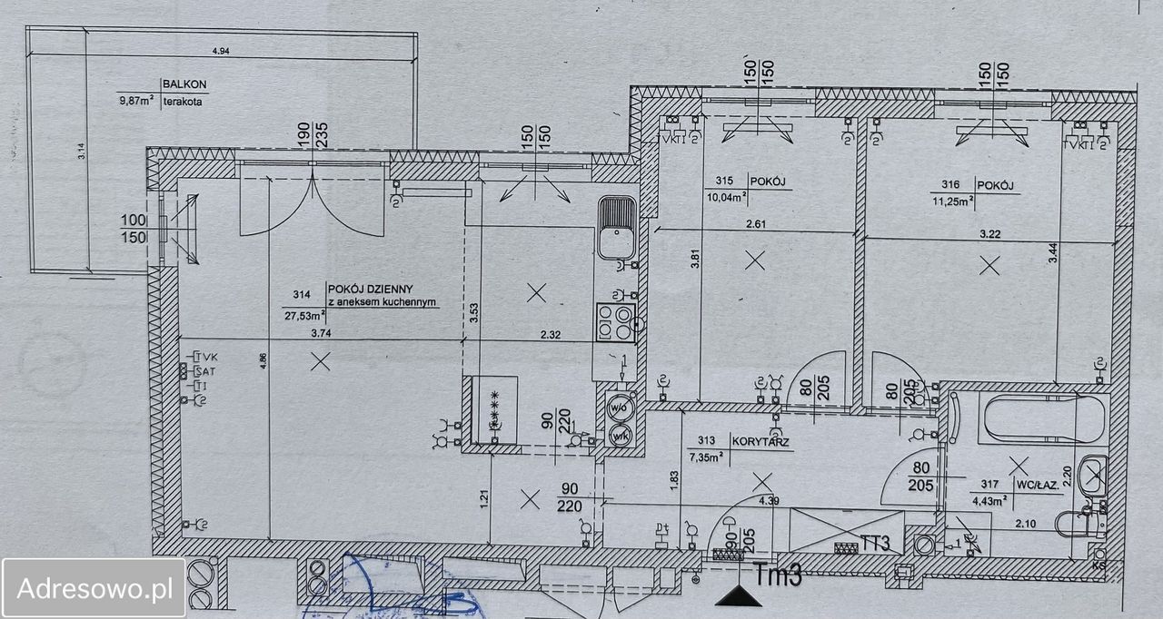 Mieszkanie 3-pokojowe Radom Michałów, ul. Królowej Jadwigi. Zdjęcie 18