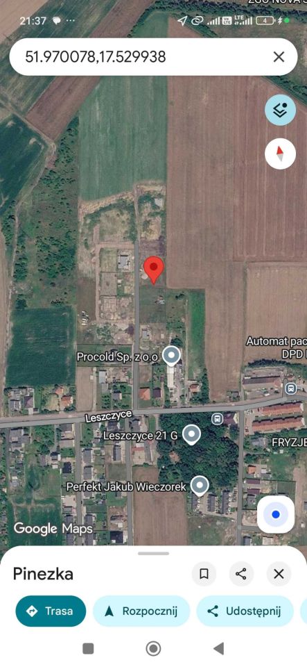 Działka budowlana Jarocin Leszczyce, ul. Jaśminowa. Zdjęcie 3