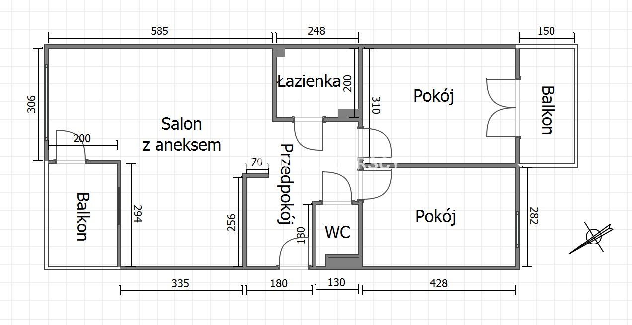 Mieszkanie 3-pokojowe Wieliczka, os. Tadeusza Kościuszki. Zdjęcie 23