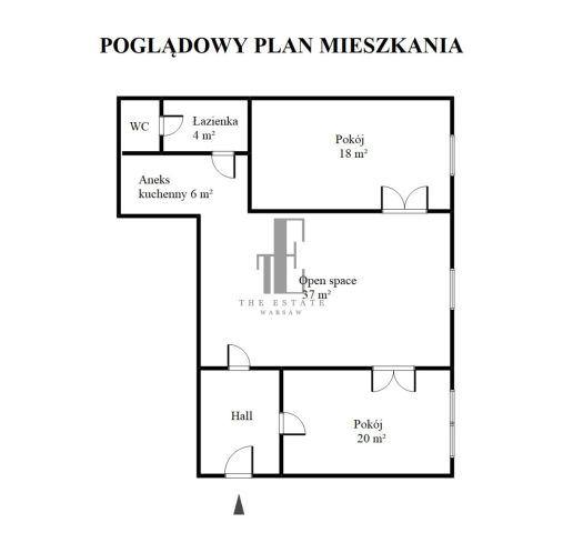 Mieszkanie 3-pokojowe Warszawa Śródmieście, al. Niepodległości. Zdjęcie 12