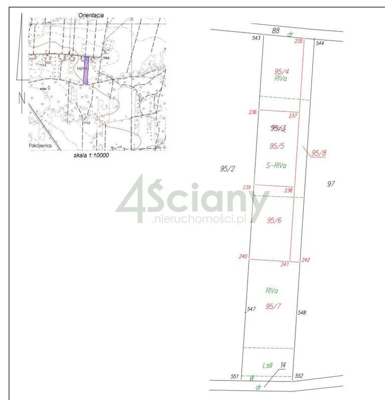 Działka budowlana Łępice. Zdjęcie 3