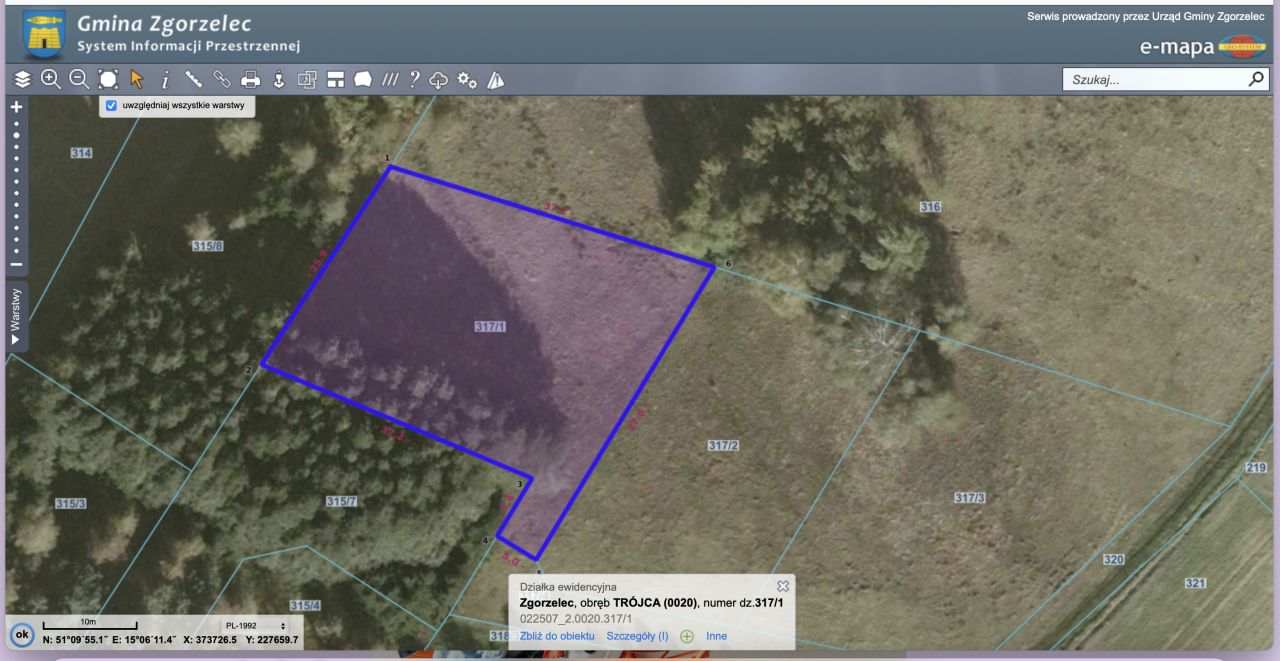 Działka budowlana Trójca. Zdjęcie 4