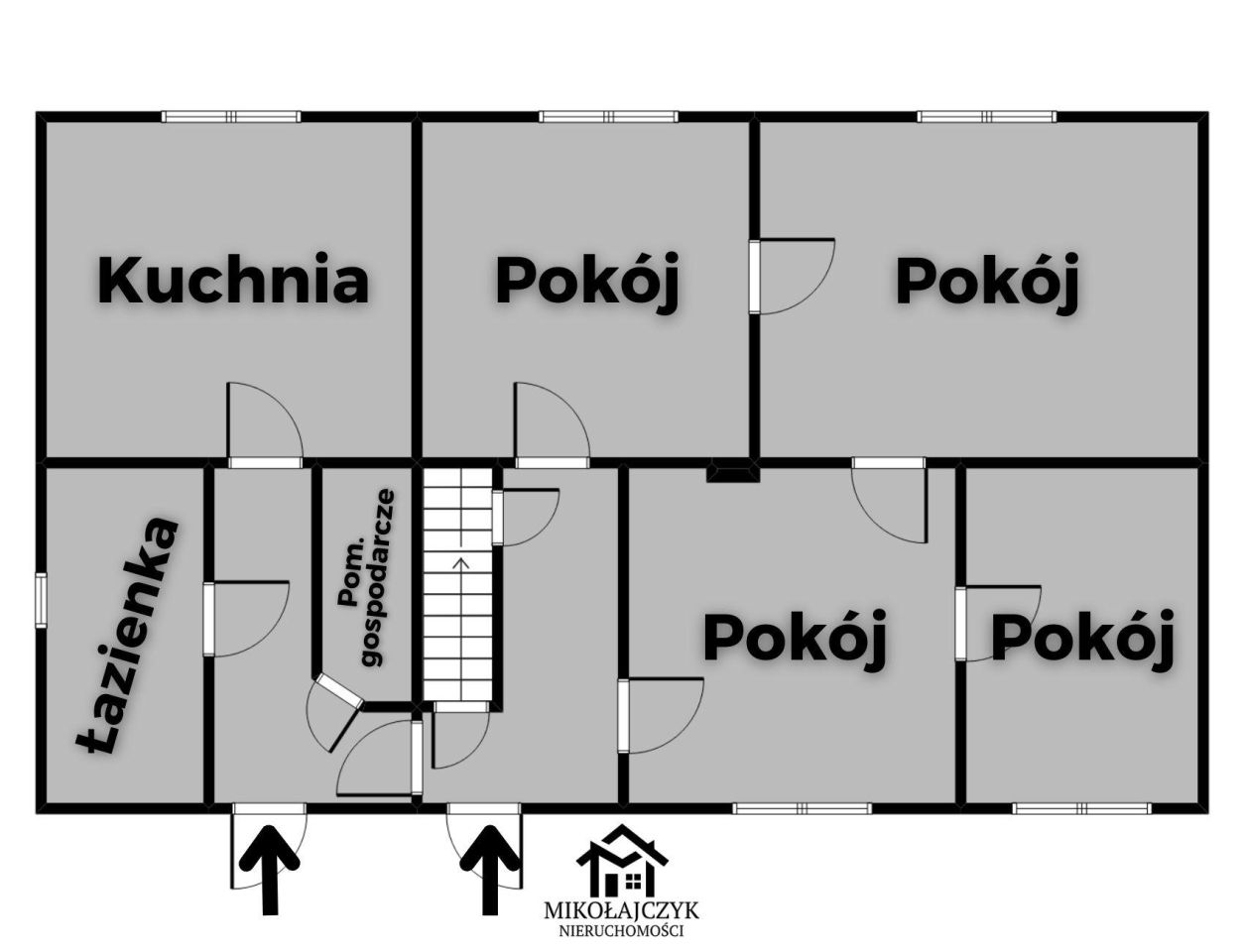 siedlisko, 4 pokoje Masuny. Zdjęcie 16
