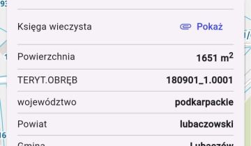 Działka budowlana Lubaczów