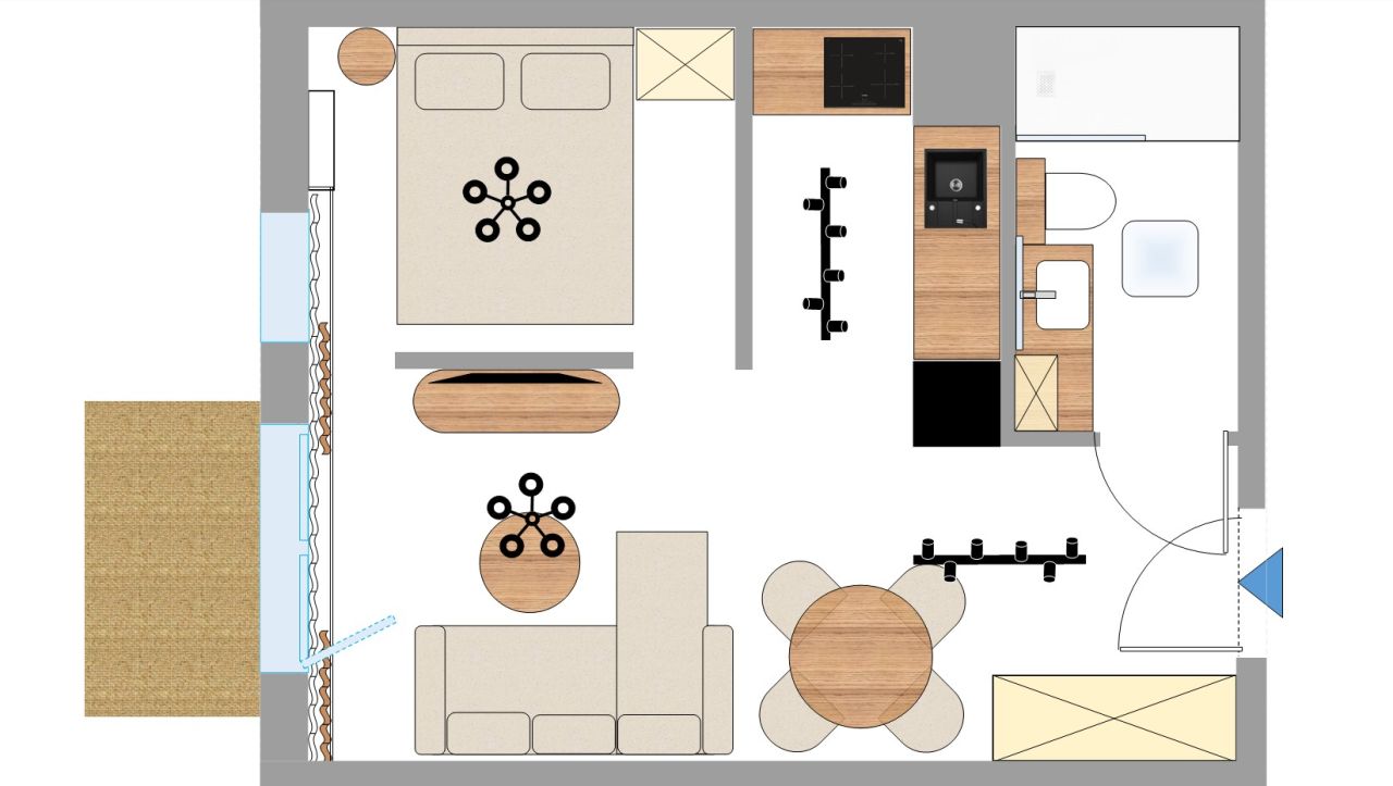 Mieszkanie 1-pokojowe Wrocław Maślice, ul. Stodolna. Zdjęcie 17
