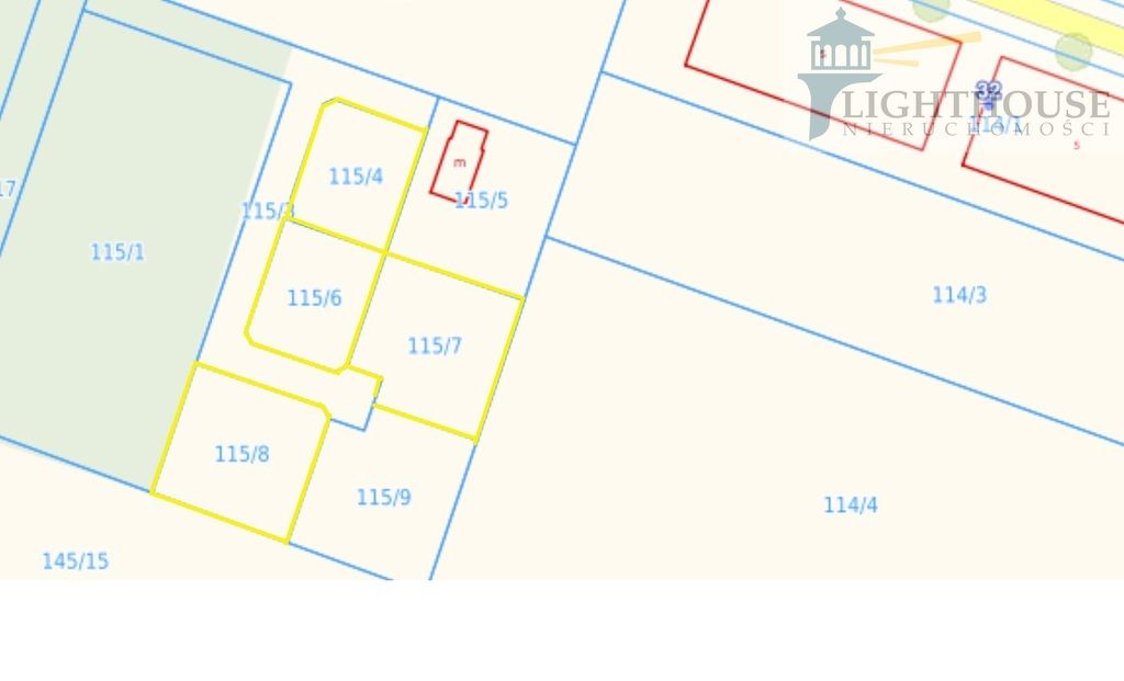 Działka budowlana Trąbki Wielkie, ul. Pocztowa