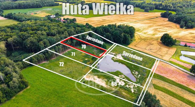Działka budowlana Huta Wielka. Zdjęcie 1