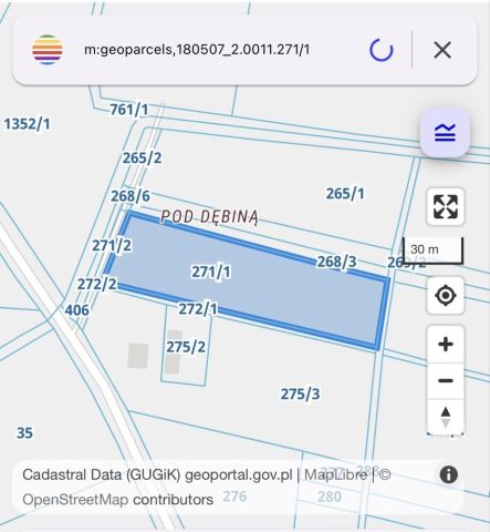 Działka rolna Mytarka. Zdjęcie 1