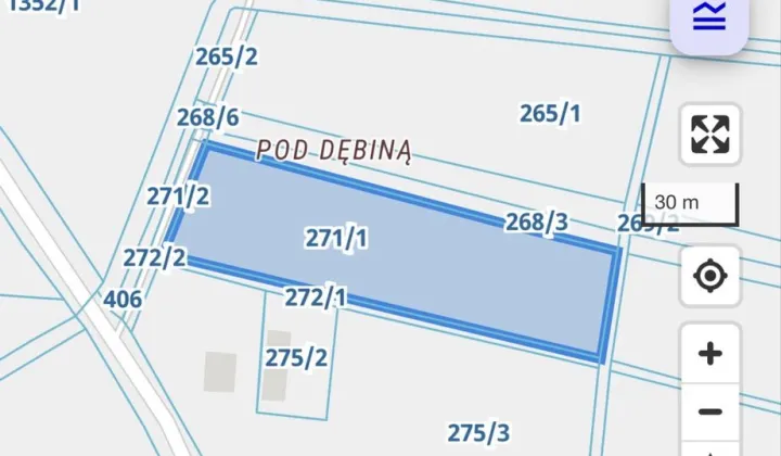 Działka rolna Mytarka