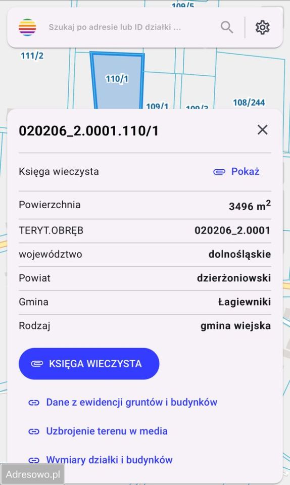 Działka budowlana Jaźwina. Zdjęcie 2
