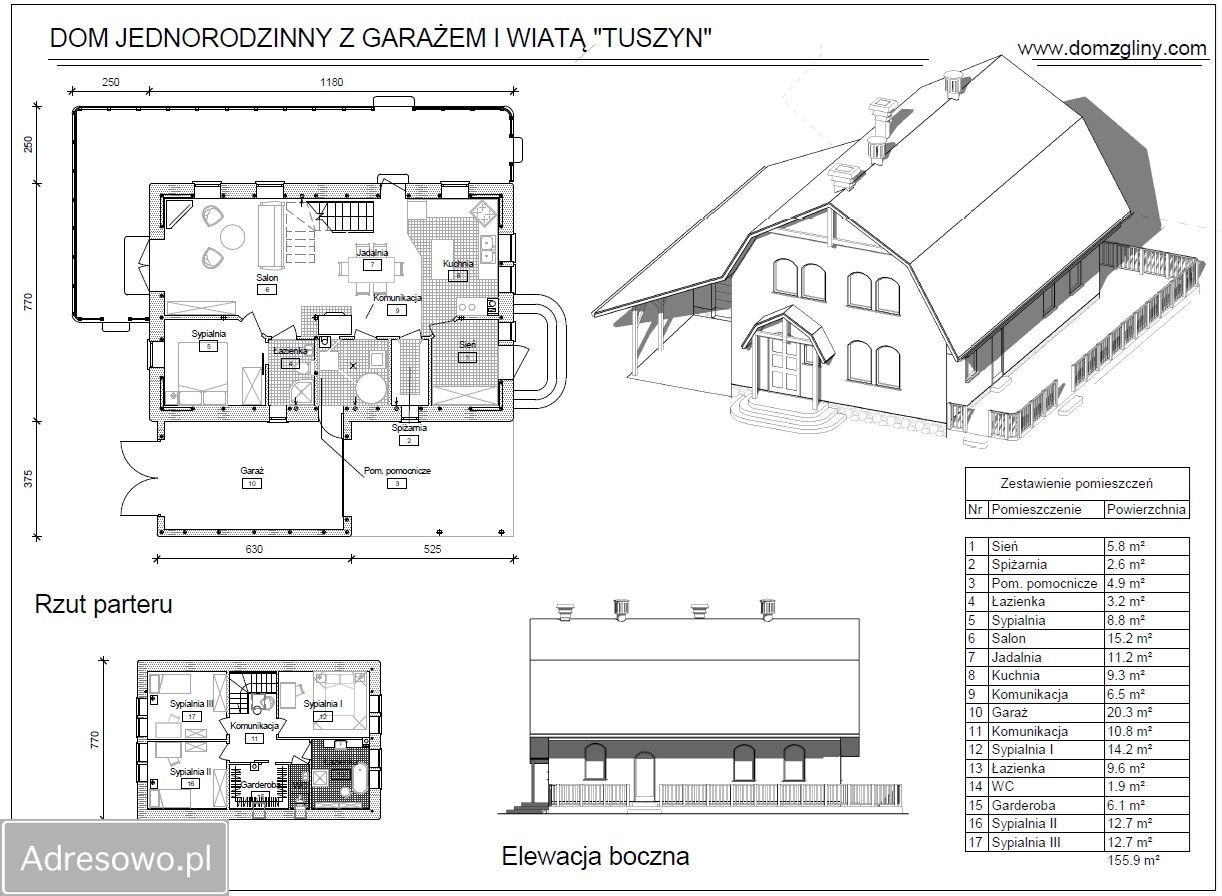 dom wolnostojący, 5 pokoi Tuszyn, ul. Antonówka. Zdjęcie 12