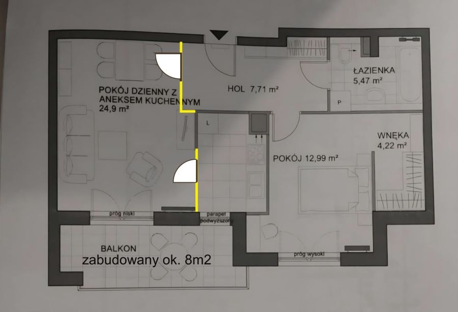 Mieszkanie 2-pokojowe Borkowo, ul. Współczesna. Zdjęcie 17