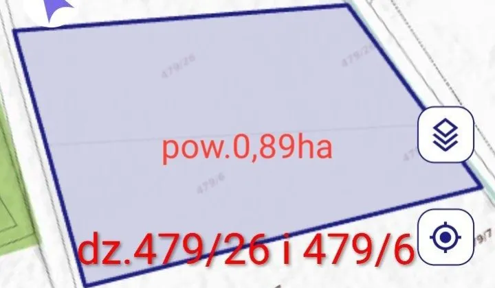 Działka rolna Sycyna