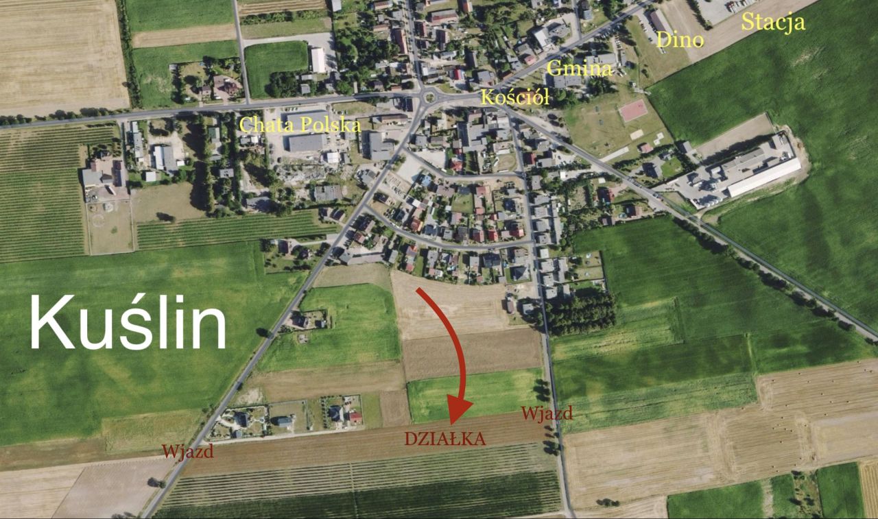 Działka budowlana Kuślin, ul. Jaśminowa. Zdjęcie 1