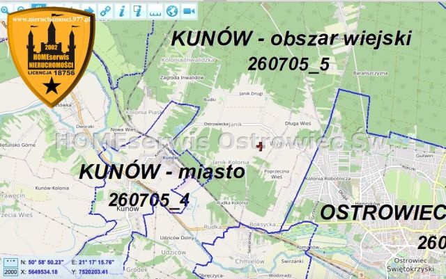 Działka Kunów. Zdjęcie 1