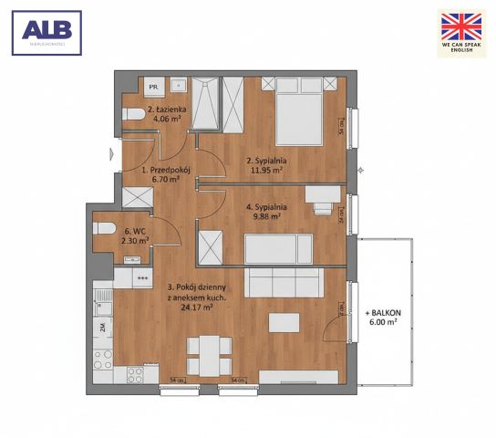 Mieszkanie 3-pokojowe Gdańsk Łostowice. Zdjęcie 16