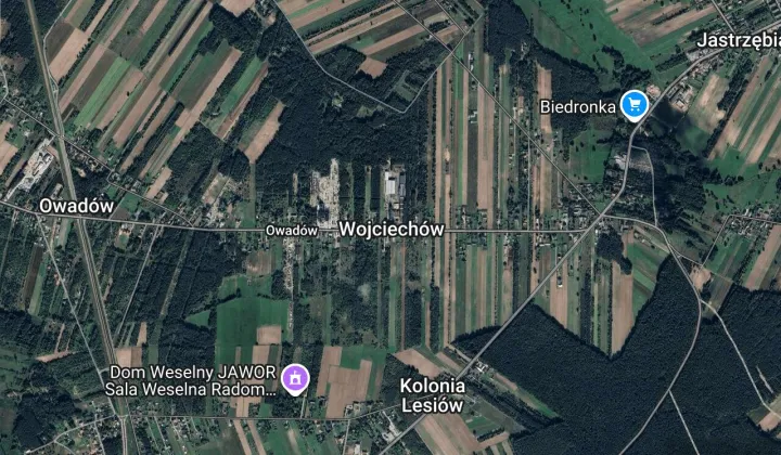 Działka rolno-budowlana Wojciechów