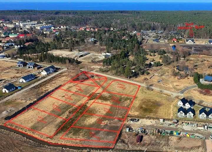 Działka rolno-budowlana Jantar, ul. Spokojna. Zdjęcie 1