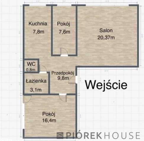 Mieszkanie 3-pokojowe Warszawa Mokotów, ul. Sardyńska. Zdjęcie 12