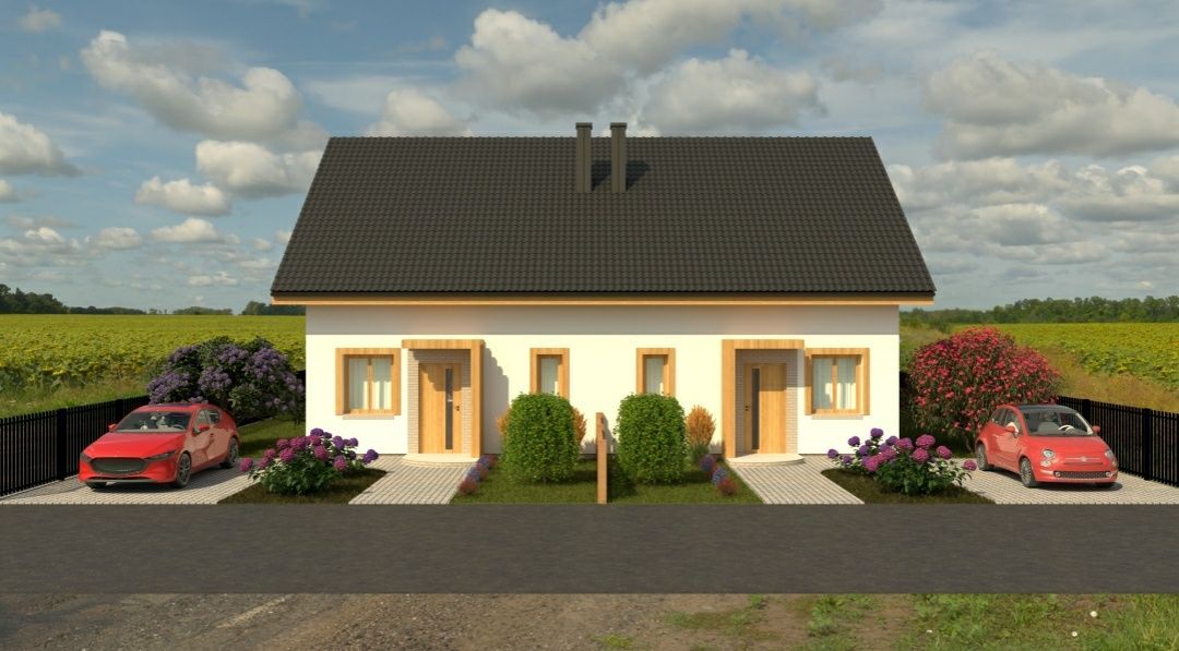 bliźniak, 3 pokoje Roszków. Zdjęcie 2