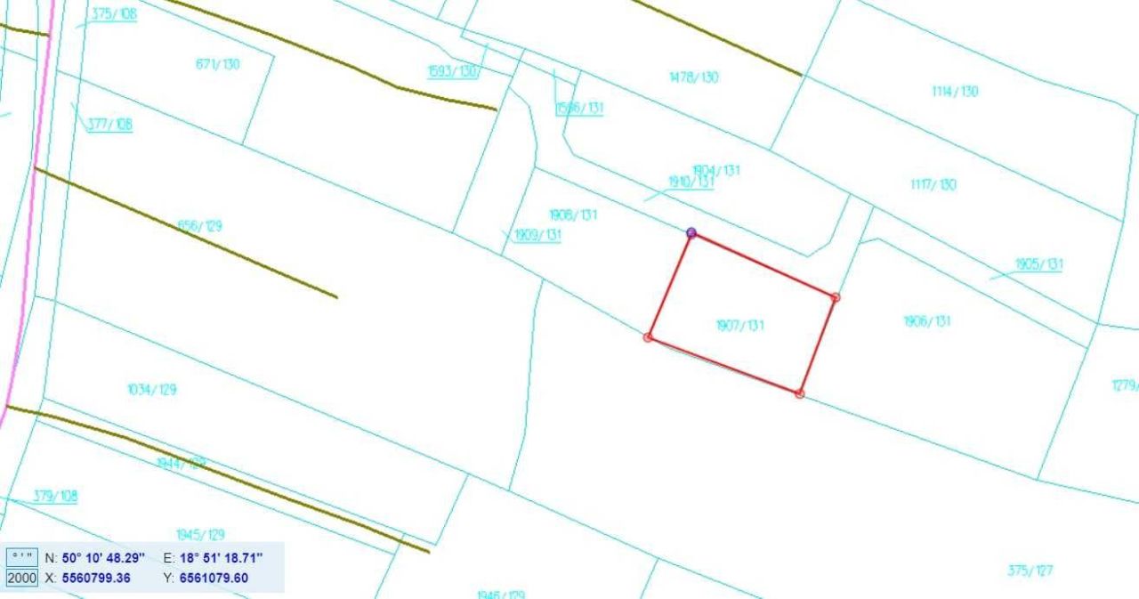 Działka budowlana Mikołów Mokre, ul. Grudniowa. Zdjęcie 2