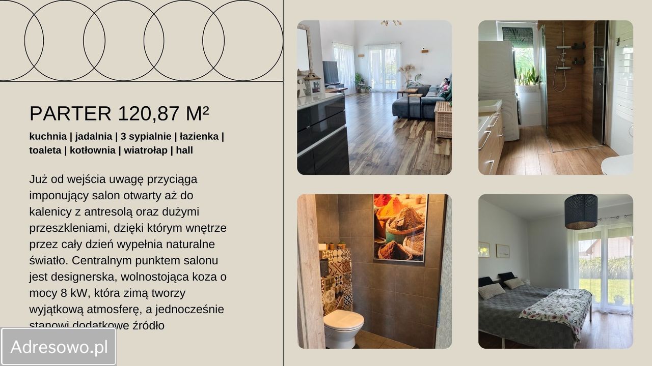 dom wolnostojący, 6 pokoi Jelcz-Laskowice. Zdjęcie 4