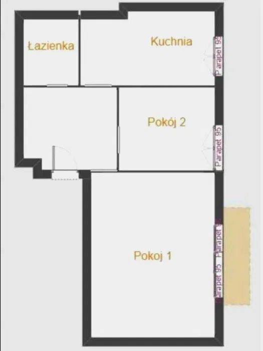 Mieszkanie 2-pokojowe Tarnobrzeg Przywiśle, pl. Tysiąclecia. Zdjęcie 5